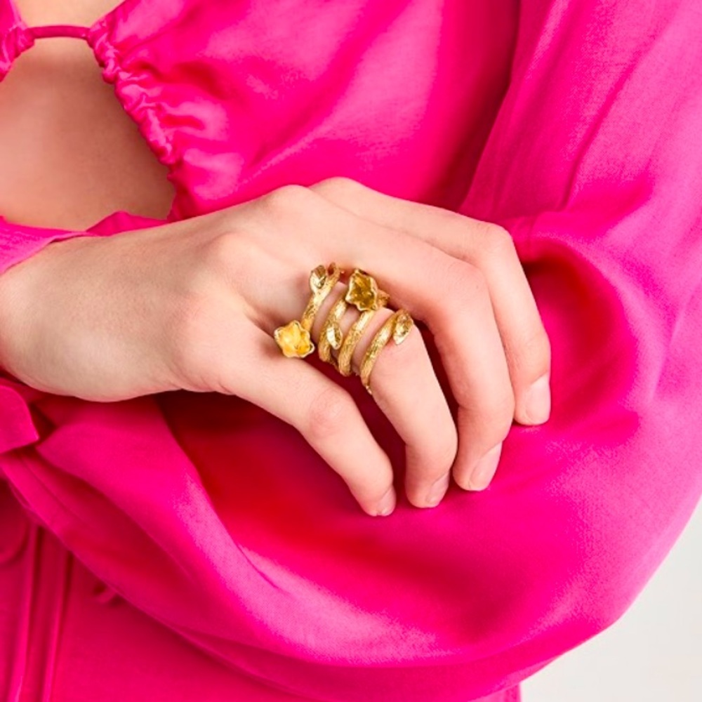 Cult Gaia Fana Ring Sz Lg